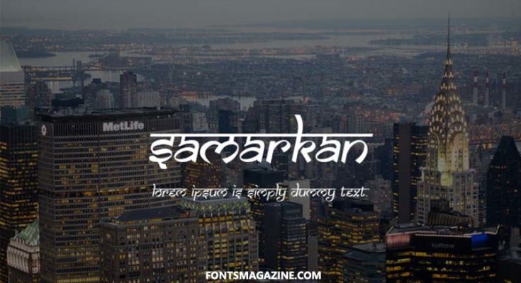 Samarkan Font Family Free Download