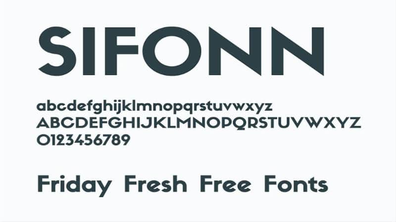 Sifonn Font Family Download