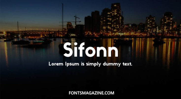Sifonn Font Family Free Download