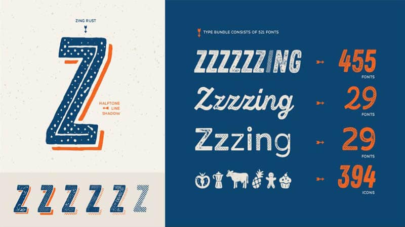Zing Rust Font Family Download