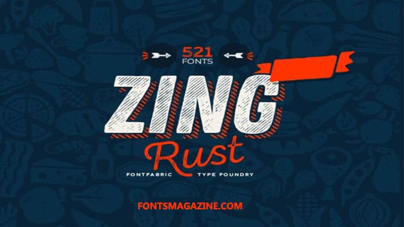 Zing Rust Font Free Download | The Fonts Magazine