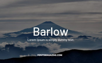 Barlow Font Family Free Download