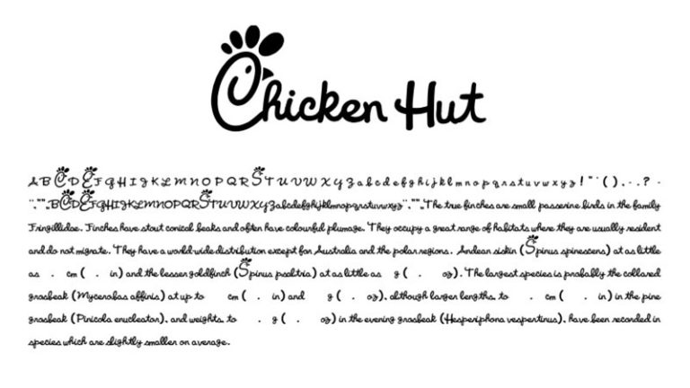 chick fil a font