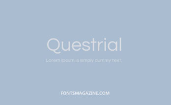 Questrial Font Family Free Download