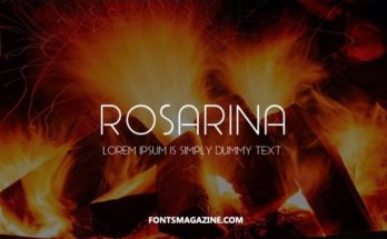 Rosarina Font Family Free Download