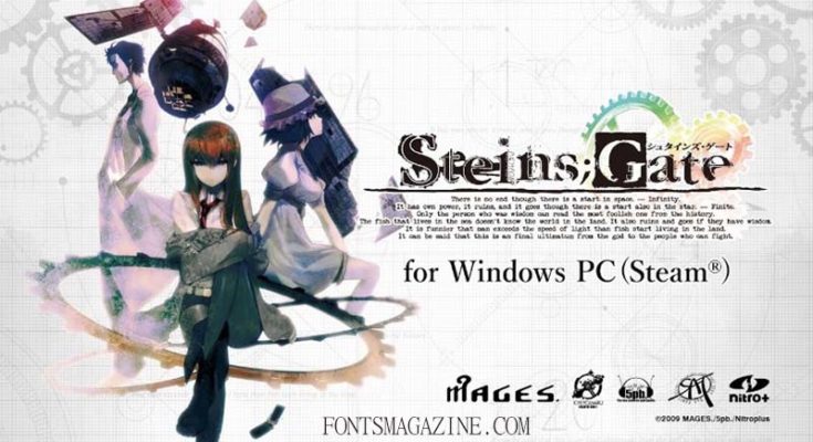 Steins Gate Font Family Free Download