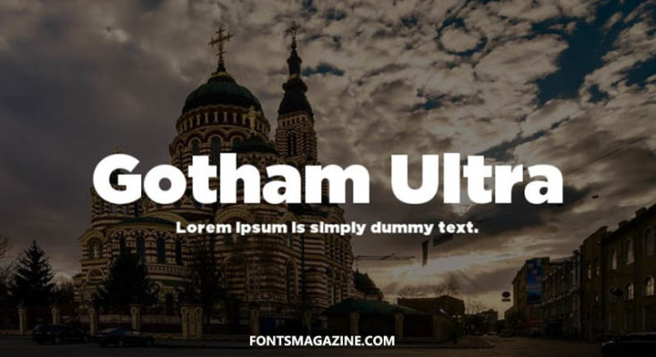 Gotham Ultra Font Family Free Download
