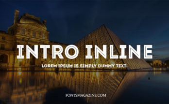 Intro Inline Font Family Free Download