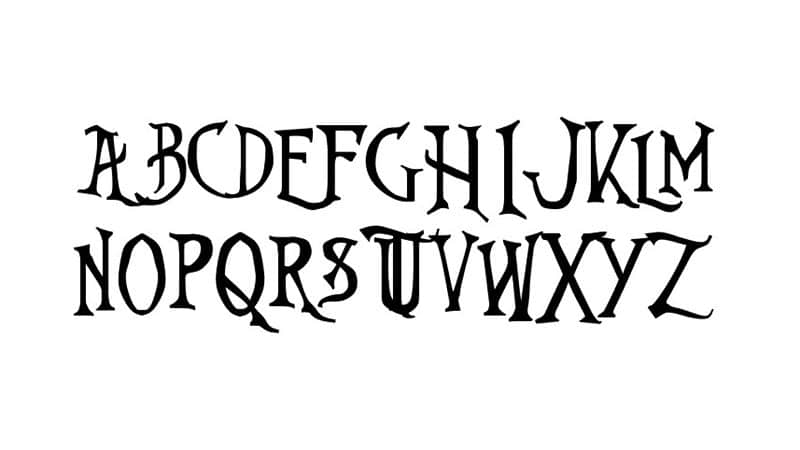 Nightmare Before Christmas Font Download | The Fonts Magazine