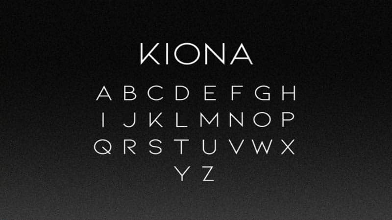 Kiona Font Family Download