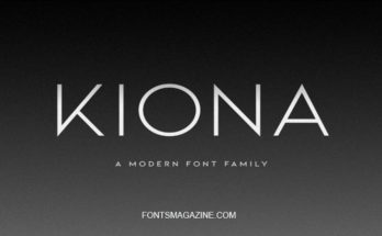 Kiona Font Family Free Download