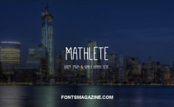 Mathlete Font Family Free Download