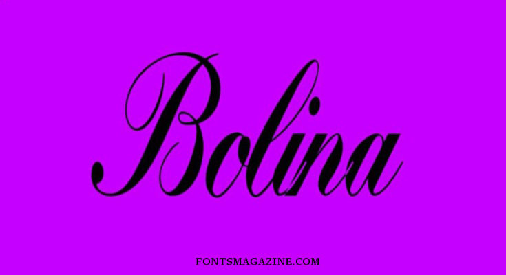 Bolina Font Family Free Download