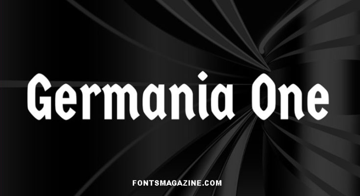 Germania One Font Family Free Download