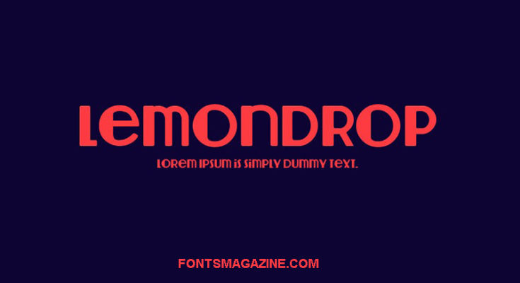 Lemondrop Font Family Free Download