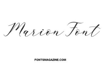 Marion Font Family Free Download
