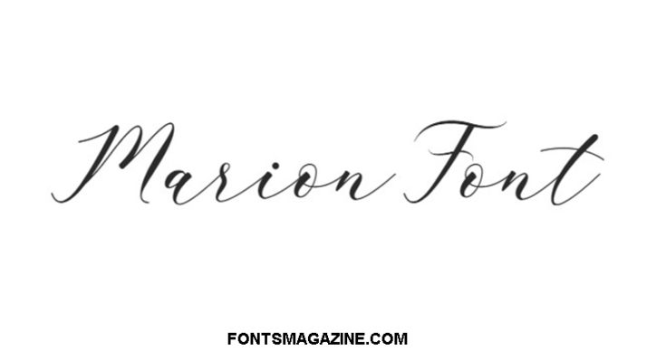 Marion Font Family Free Download