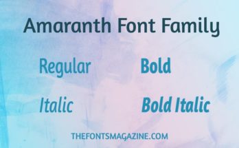 Amaranth Font Family Free Download
