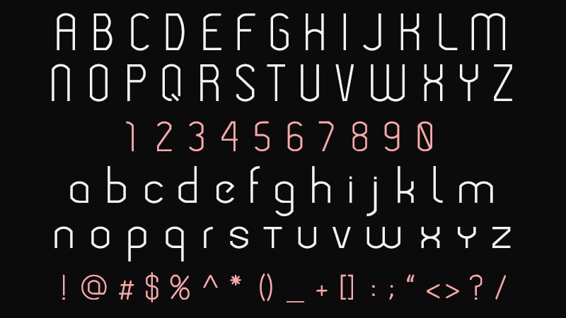 Modeka Extented Font Free Download