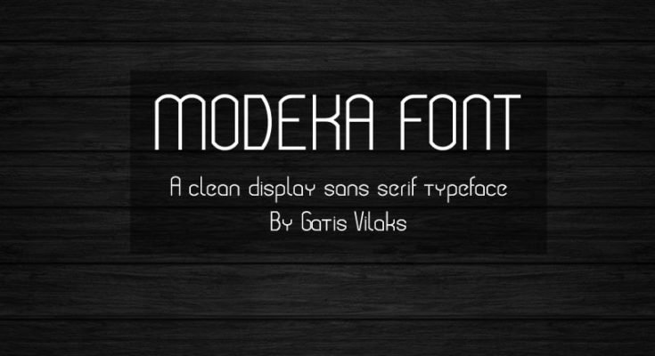 Modeka Font Family Free Download