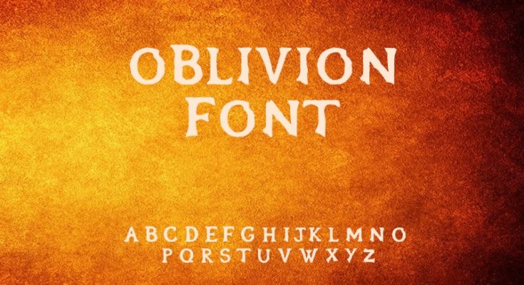 Oblivion Font Free Download