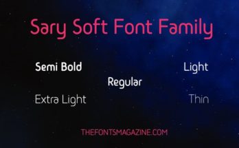 Sary Soft Font Family Free Download