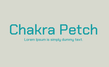 Chakra Petch Font Family Free Download