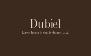Dubiel Font Family Free Download
