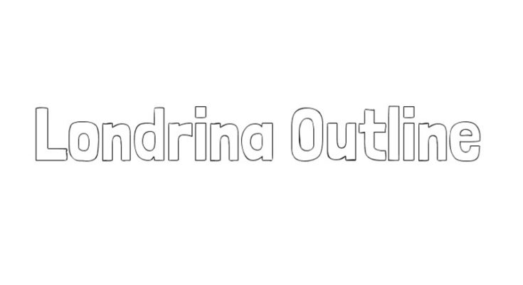 Londrina Outline Font Family Free Download