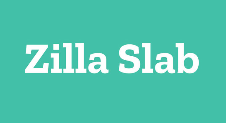 Zilla Slab Font Family Free Download