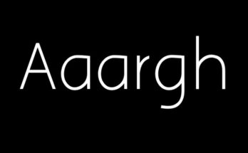 Aaargh Font Family Free Download