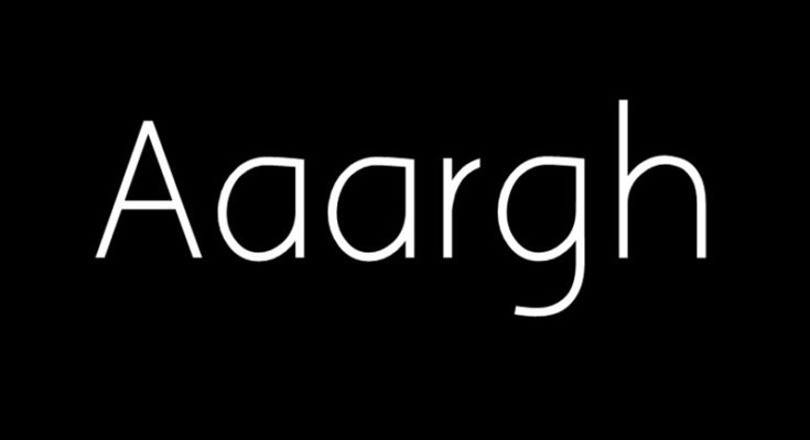 Aaargh Font Family Free Download