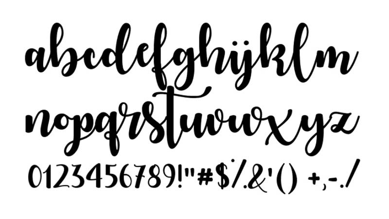 november script font free download