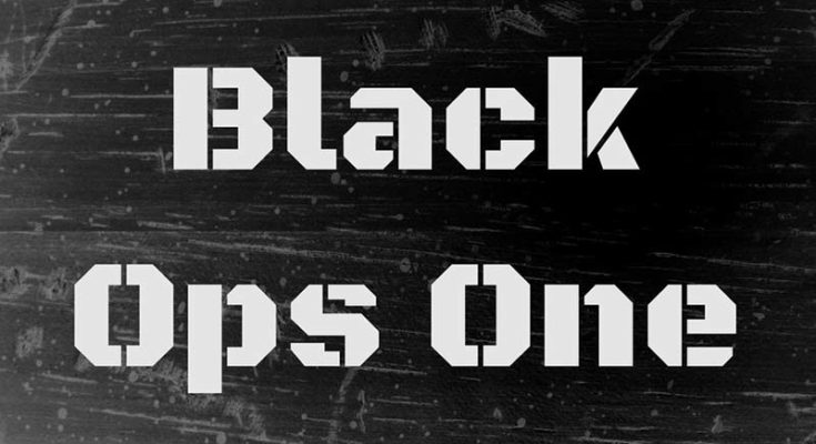 Black Ops Font Family Free Download