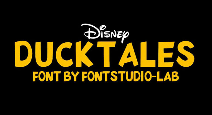 Duck Tales Font Family Free Download
