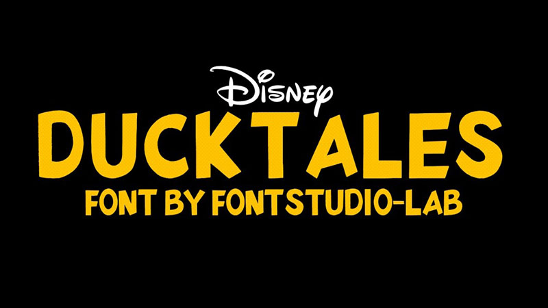 Ducktales Font Free Download | The Fonts Magazine