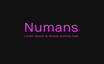 Numans Font Family Free Download