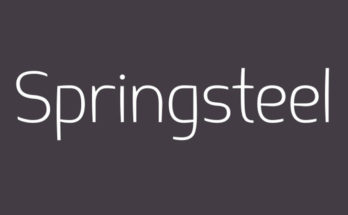 Springsteel Font Family Free Download