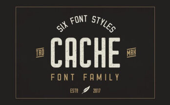 Cache Font Family Free Download