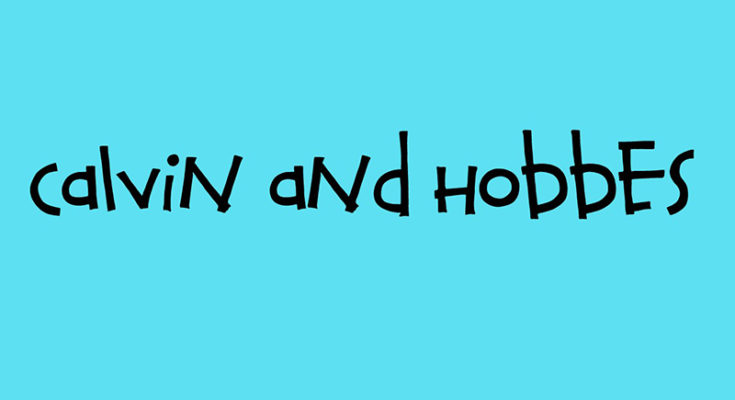 Calvin And Hobbes Font Family Free Download