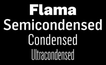 Flama Font Family Free Download