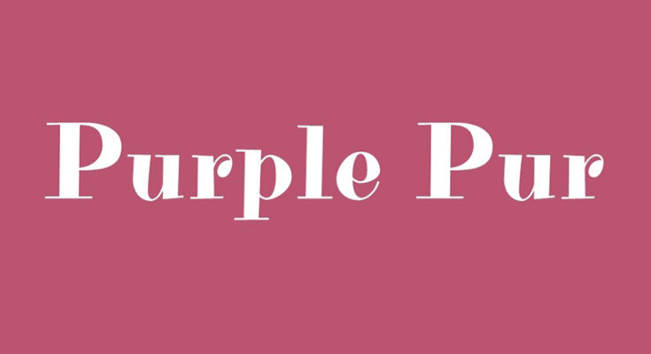 Purple Purse Font Family Free Download