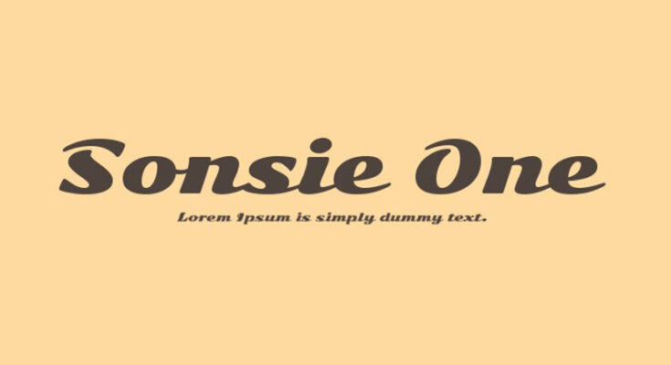 Sonsie One Font Family Free Download
