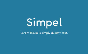 Simpel Font Family Free Download