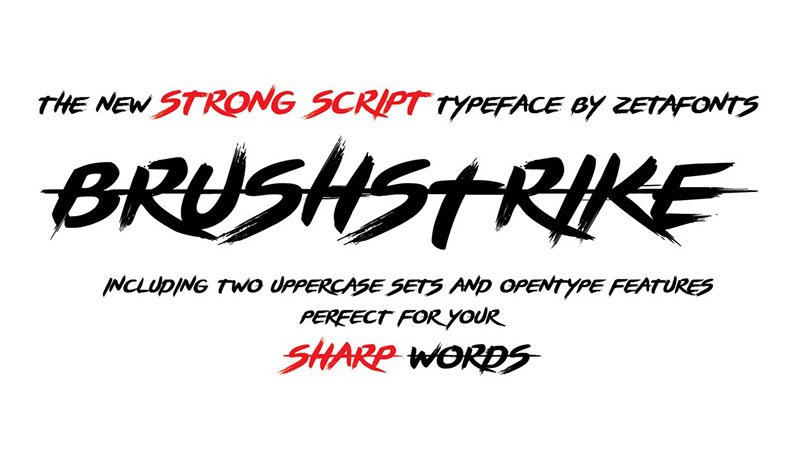 Brushstrike Font Free Download