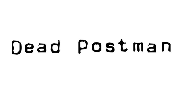 Dead Postman Font Family Free Download