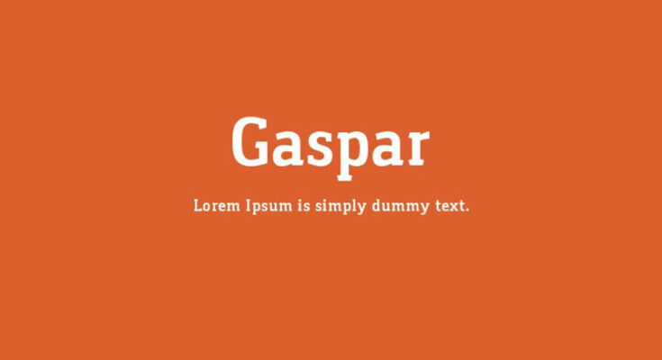 Gaspar Font Family Free Download