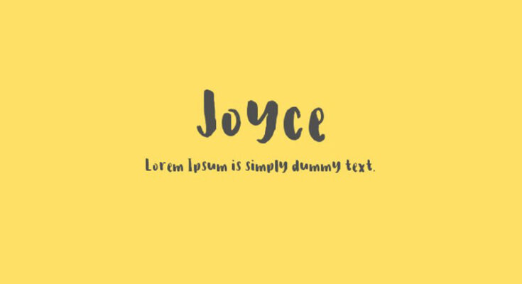 Joyce Font Family Free Download