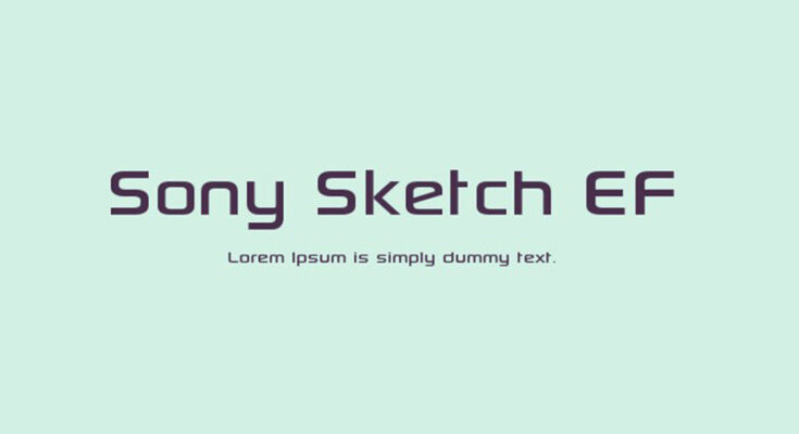 Sony Sketch EF Font Family Free Download
