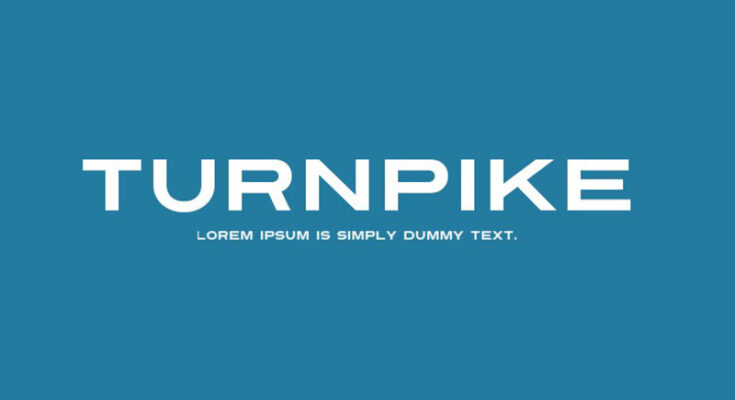 Turnpike Font Family Free Download